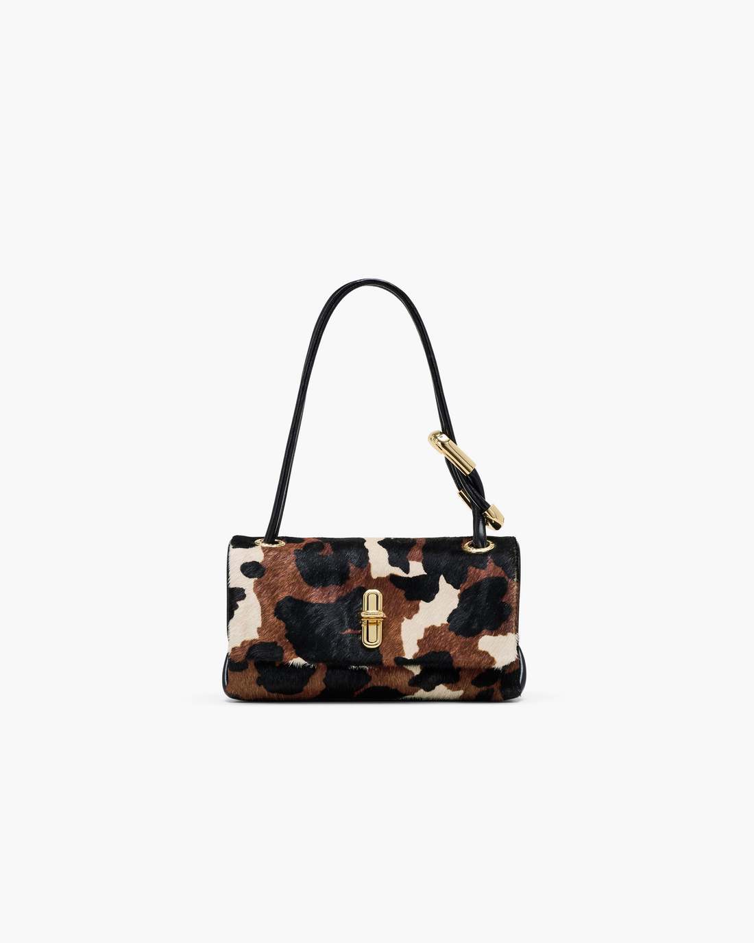 Marc Jacobs The Cow Haircalf Mini Dual Shoulder Bag Mocha Multi BAGS|NEW ARRIVALS