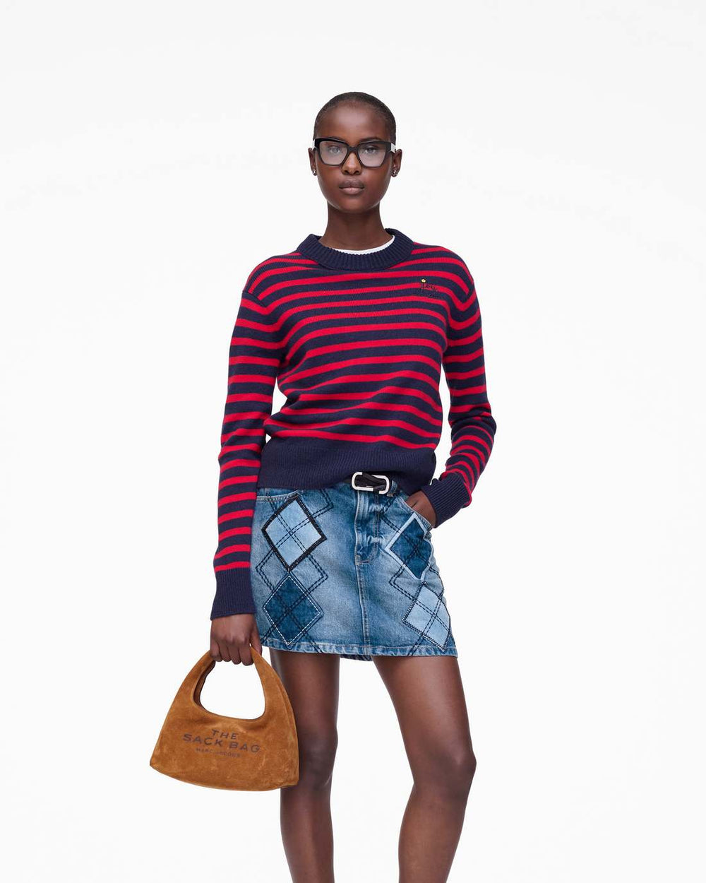 Marc Jacobs The Suede Mini Sack Bag Copper BAGS