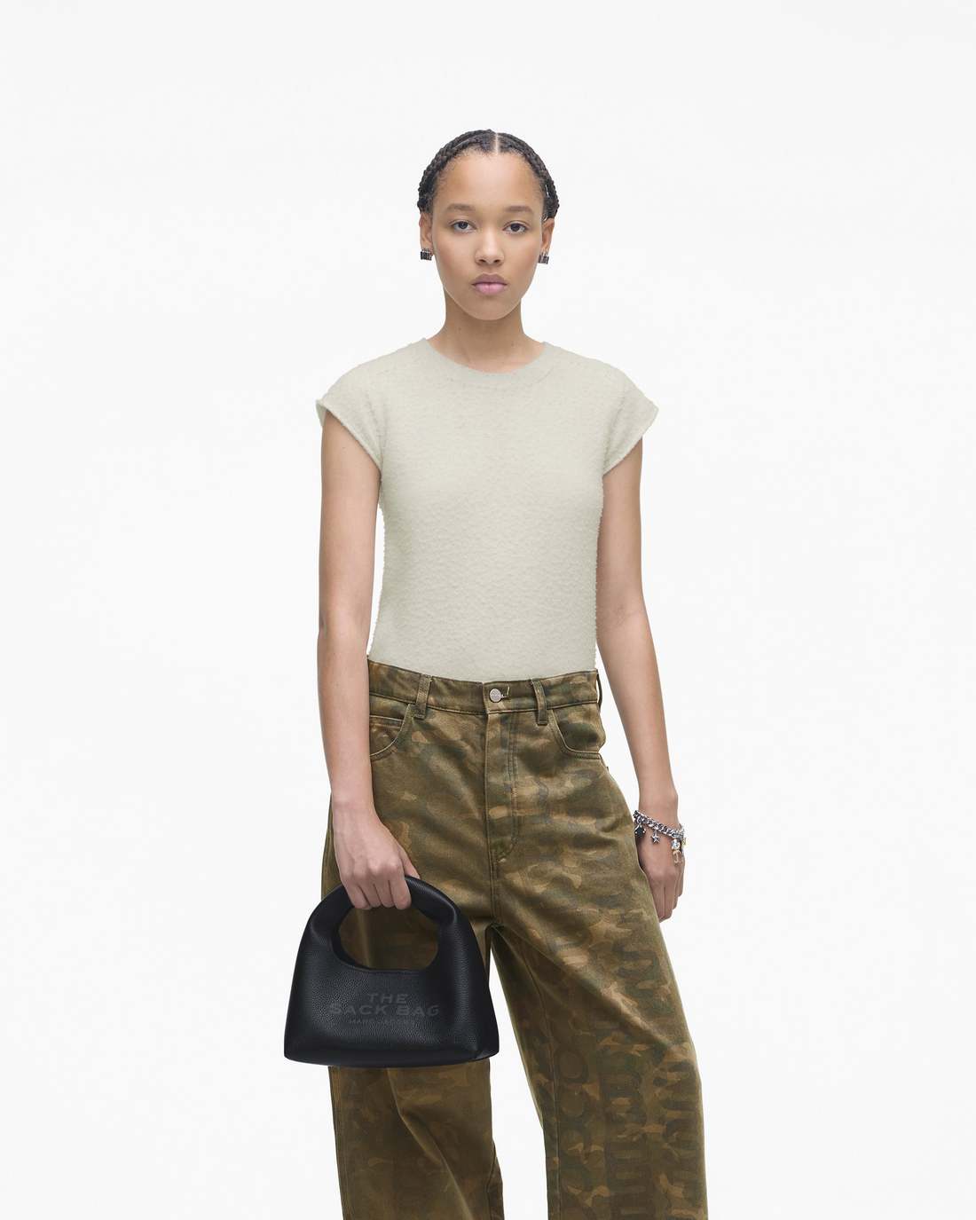 Marc Jacobs The Mini Sack Bag Tonal Black BAGS