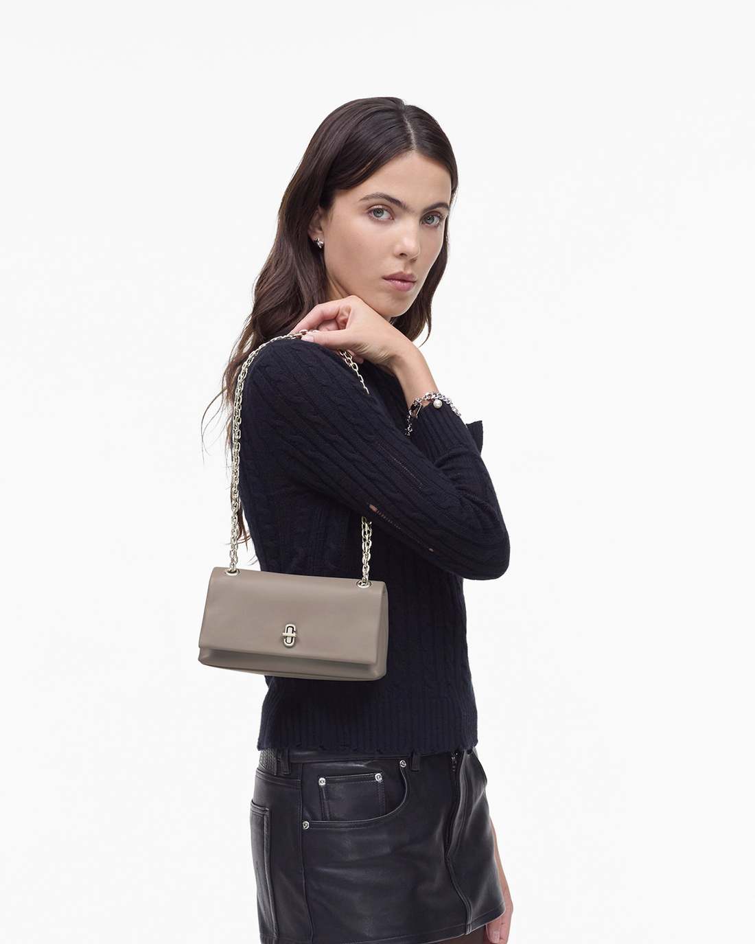 Marc Jacobs The Dual Chain Mini Bag Cement BAGS