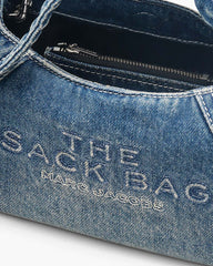 Marc Jacobs The Bow Denim Mini Sack Bag Medium Wash Indigo BAGS