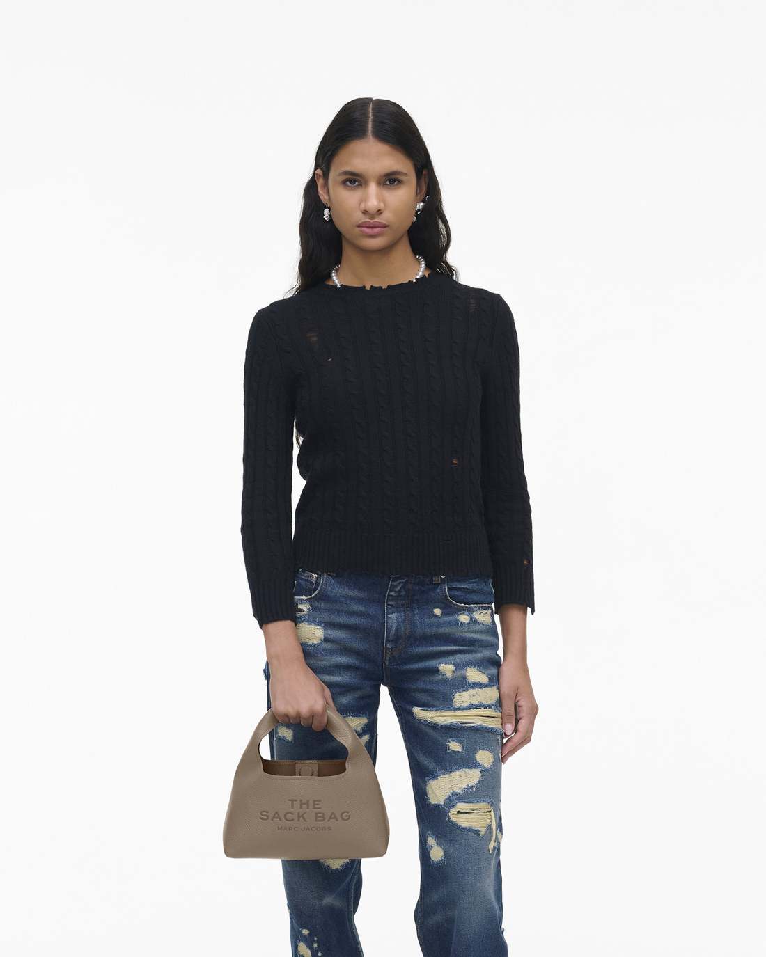 Marc Jacobs The Mini Sack Bag Cement BAGS