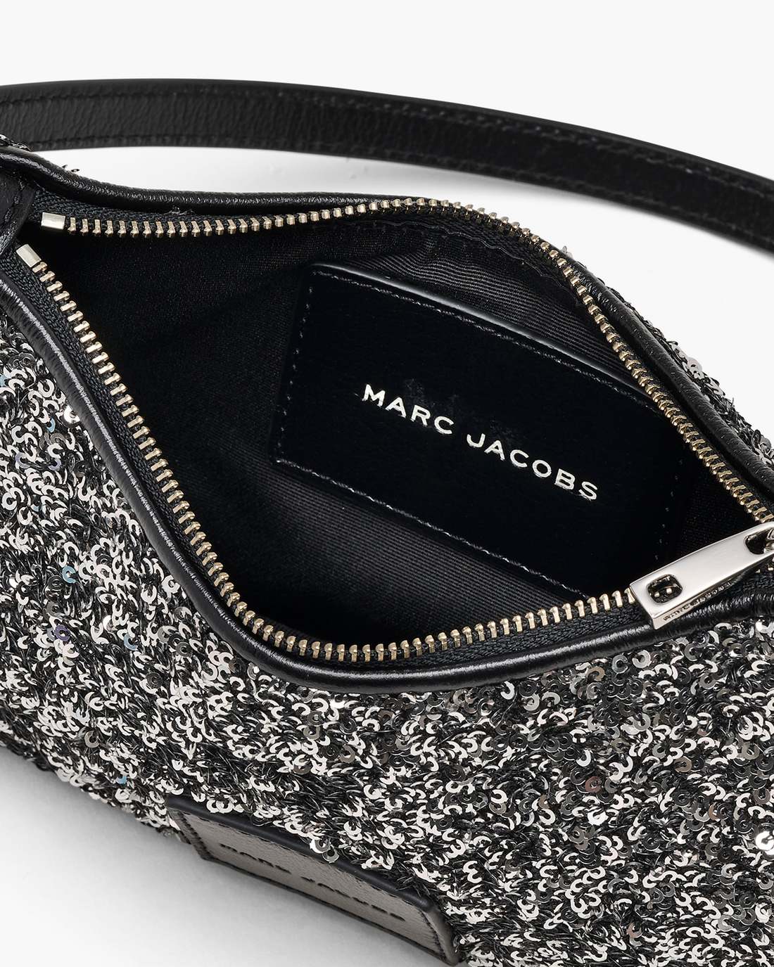Marc Jacobs The Sequin Charm Shoulder Bag Silver BAGS|NEW ARRIVALS