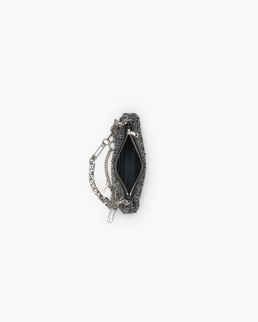 Marc Jacobs The Sequin Charm Shoulder Bag Silver BAGS|NEW ARRIVALS