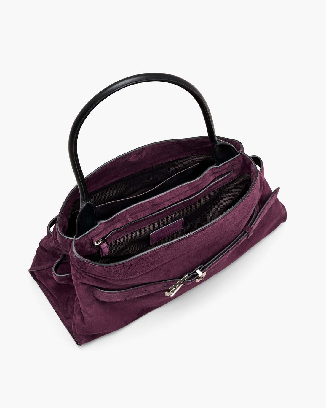Marc Jacobs The Suede Dakota Satchel Dark Plum BAGS