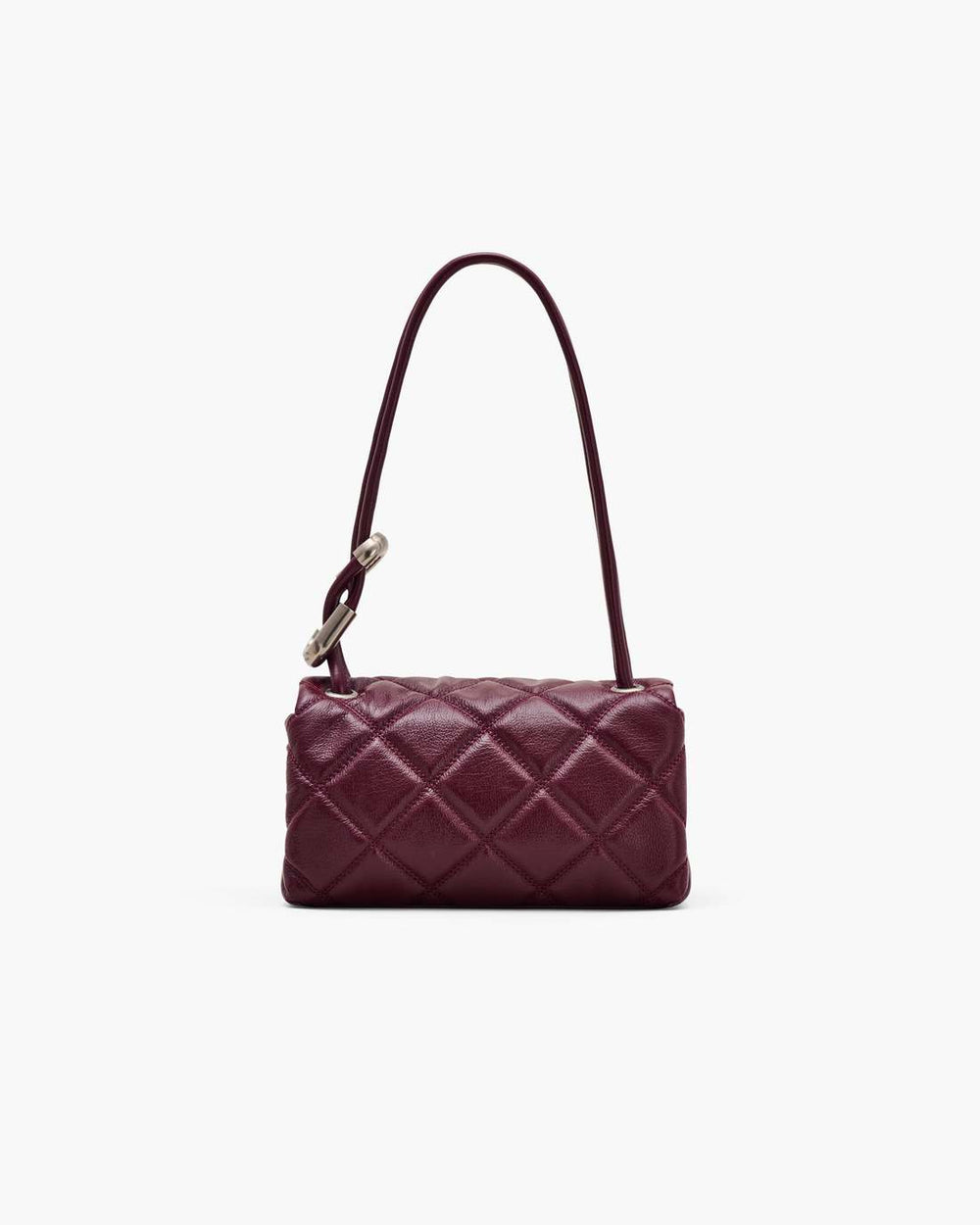 Marc Jacobs The Quilted Mini Dual Shoulder Bag Dark Plum BAGS