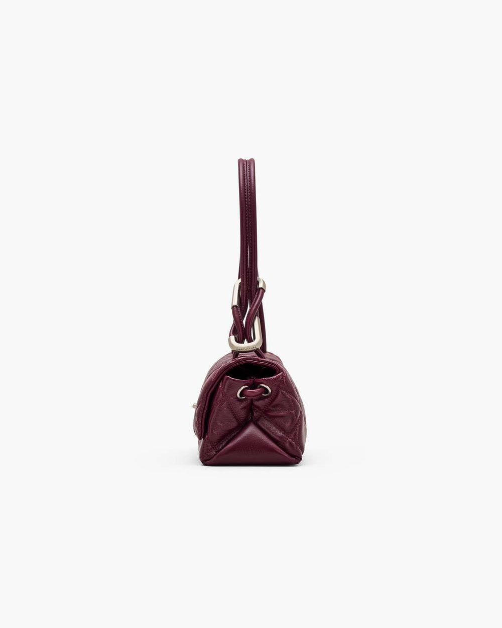 Marc Jacobs The Quilted Mini Dual Shoulder Bag Dark Plum BAGS