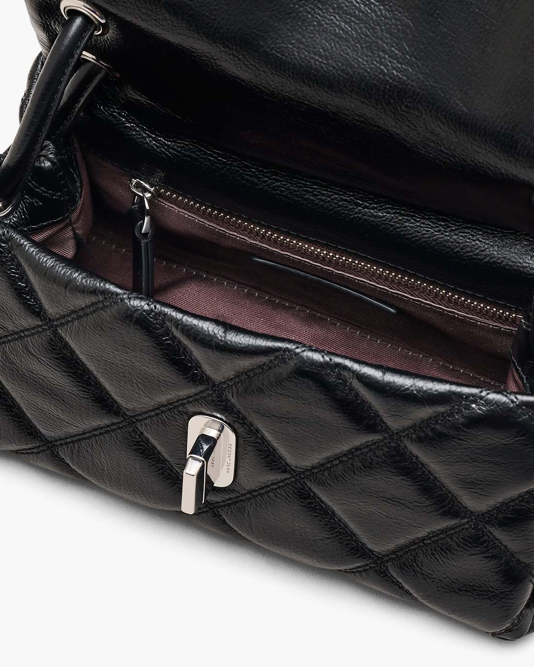 Marc Jacobs The Quilted Mini Dual Shoulder Bag Black BAGS