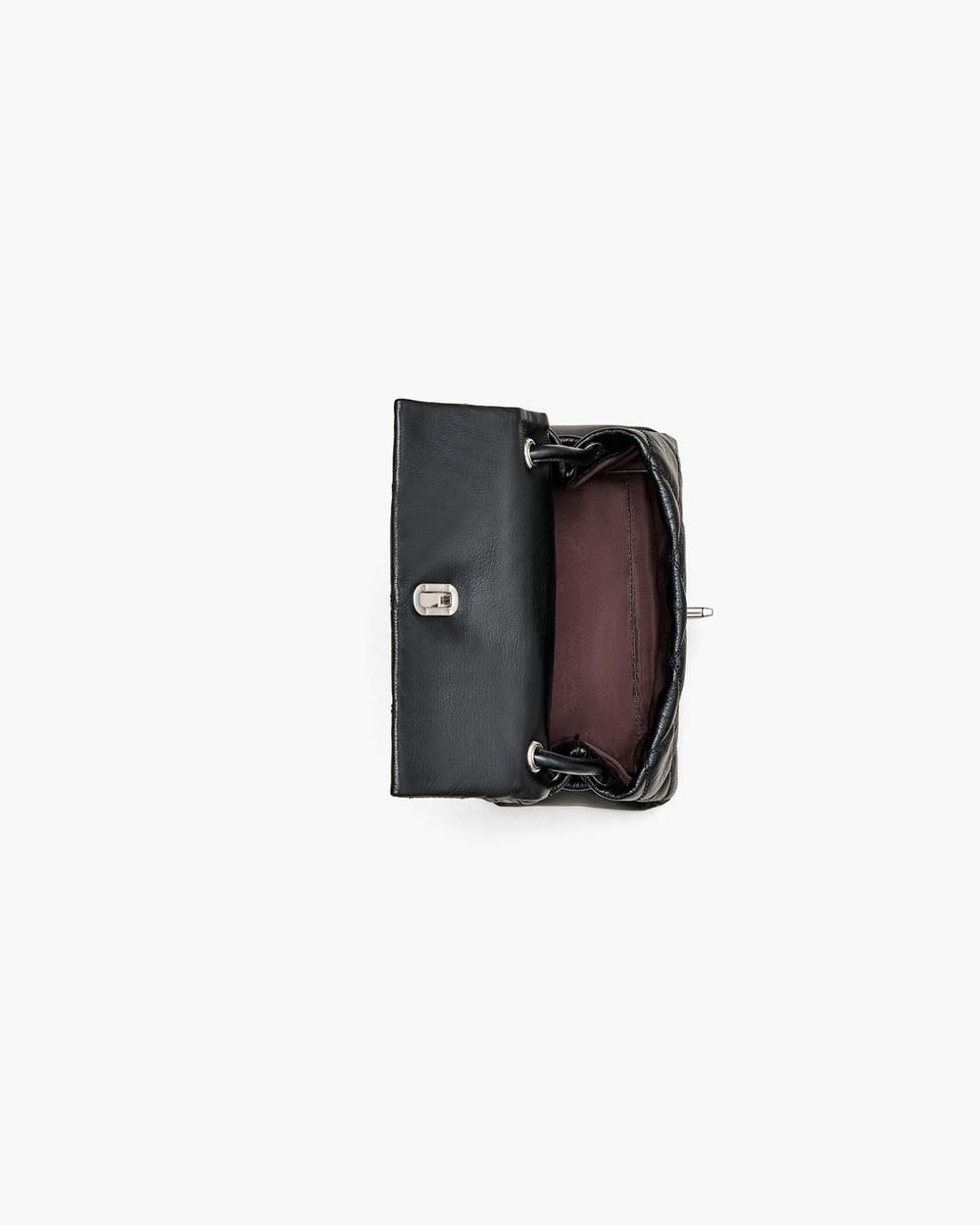 Marc Jacobs The Quilted Mini Dual Shoulder Bag Black BAGS