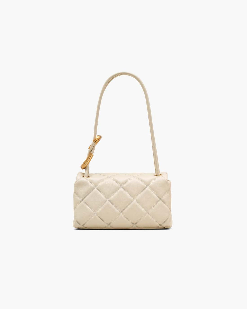 Marc Jacobs The Quilted Mini Dual Shoulder Bag Cloud White BAGS