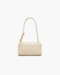 Marc Jacobs The Quilted Mini Dual Shoulder Bag Cloud White BAGS