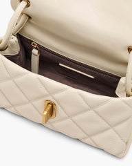 Marc Jacobs The Quilted Mini Dual Shoulder Bag Cloud White BAGS