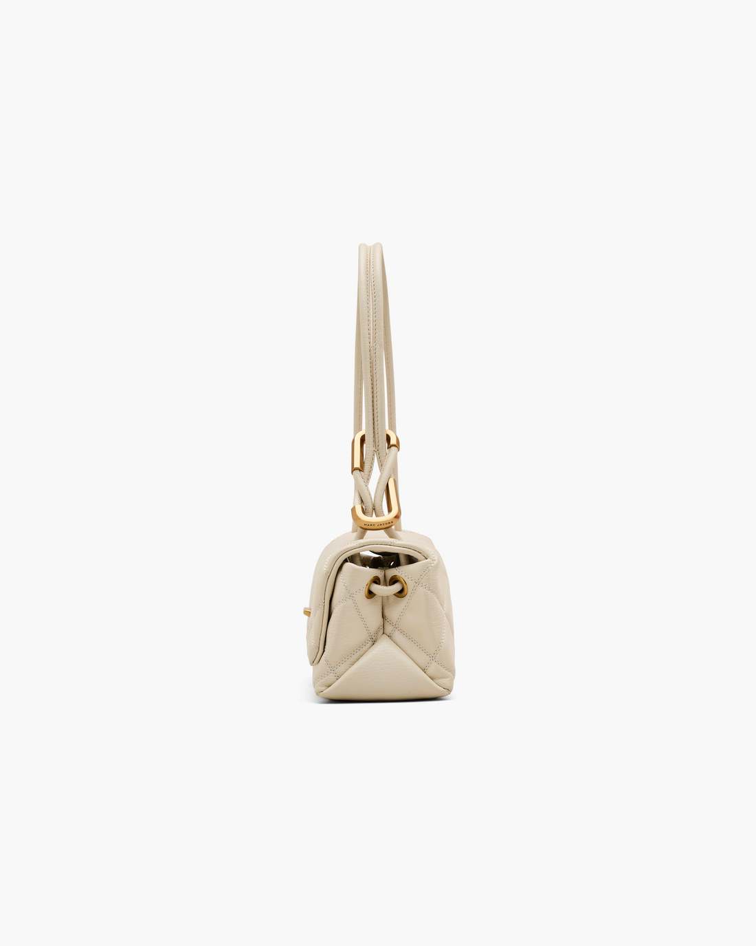 Marc Jacobs The Quilted Mini Dual Shoulder Bag Cloud White BAGS