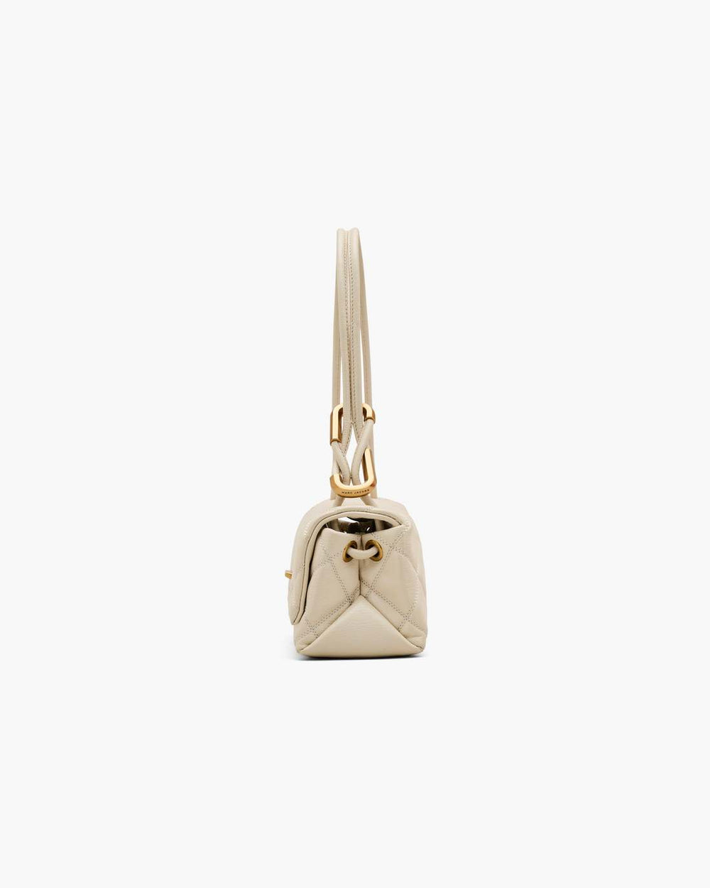 Marc Jacobs The Quilted Mini Dual Shoulder Bag Cloud White BAGS