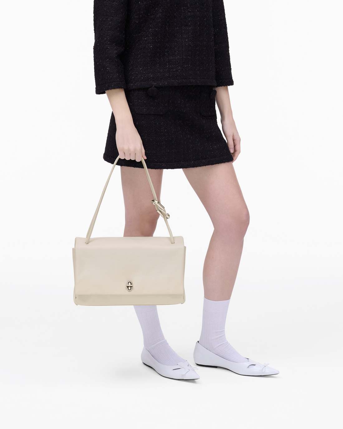 Marc Jacobs The Large Dual Bag Cloud White BAGS