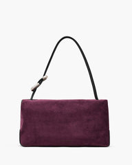Marc Jacobs The Suede Large Dual Dark Plum BAGS