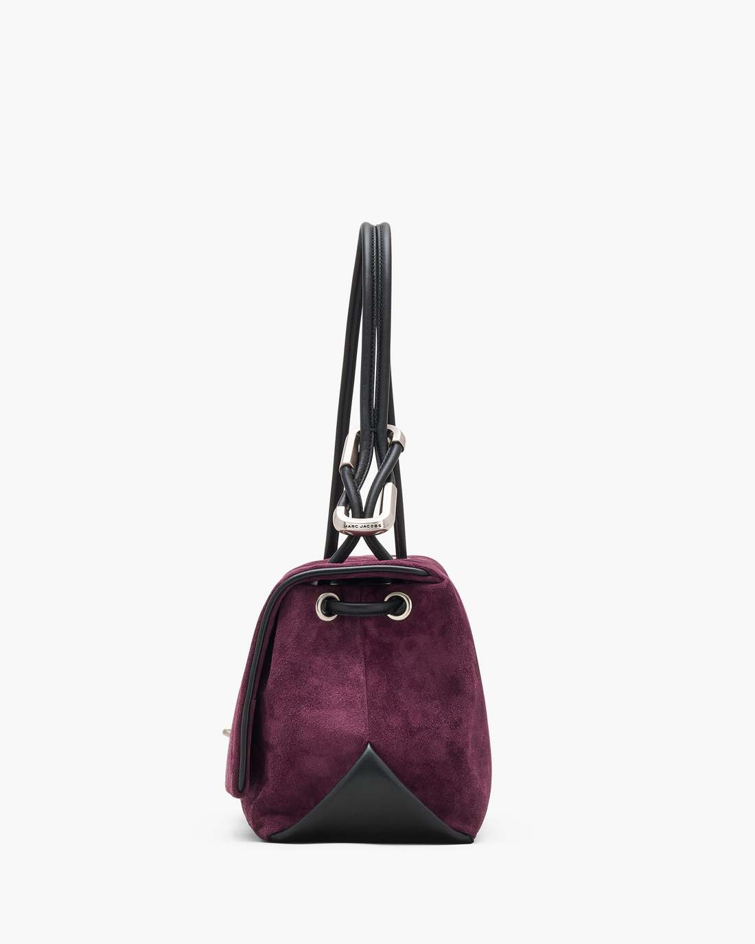 Marc Jacobs The Suede Large Dual Dark Plum BAGS