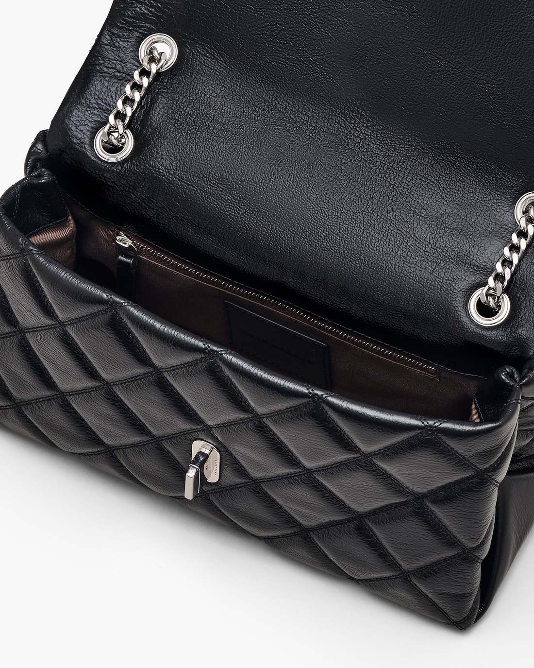 Marc Jacobs The Quilted Dual Convertible Shoulder Bag Black BAGS