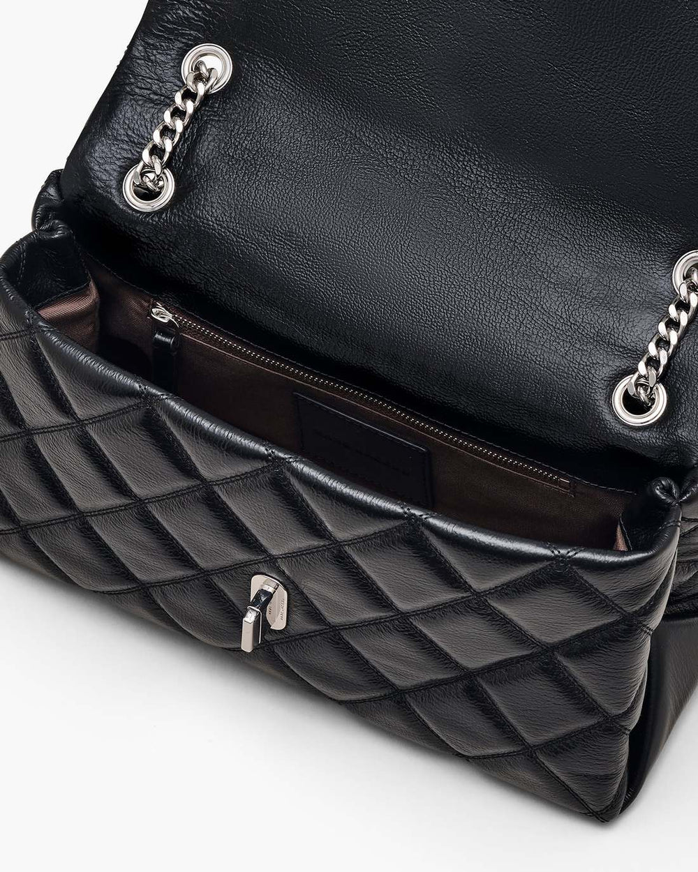 Marc Jacobs The Quilted Dual Convertible Shoulder Bag Black BAGS