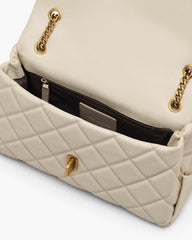 Marc Jacobs The Quilted Dual Convertible Shoulder Bag Cloud White BAGS