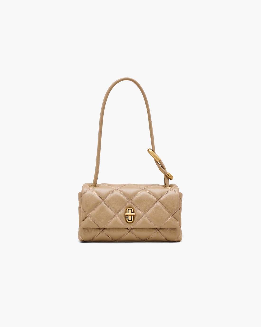 Marc Jacobs The Quilted Mini Dual Shoulder Bag Camel BAGS