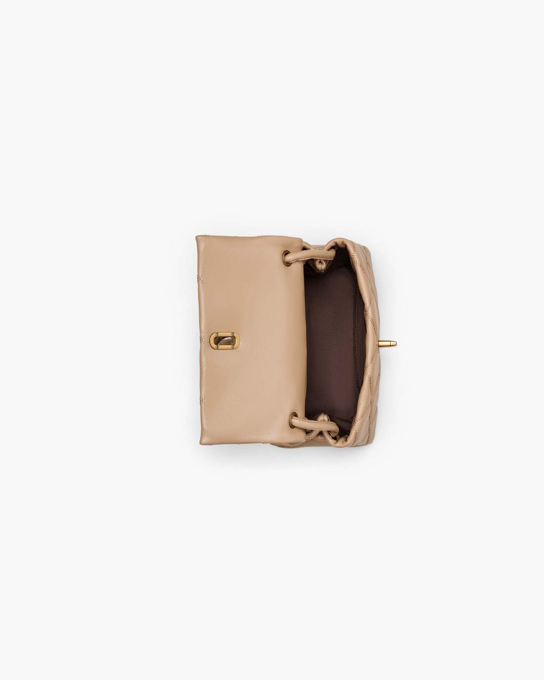 Marc Jacobs The Quilted Mini Dual Shoulder Bag Camel BAGS