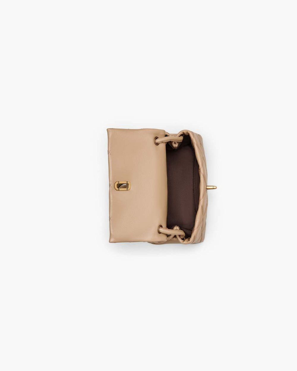 Marc Jacobs The Quilted Mini Dual Shoulder Bag Camel BAGS