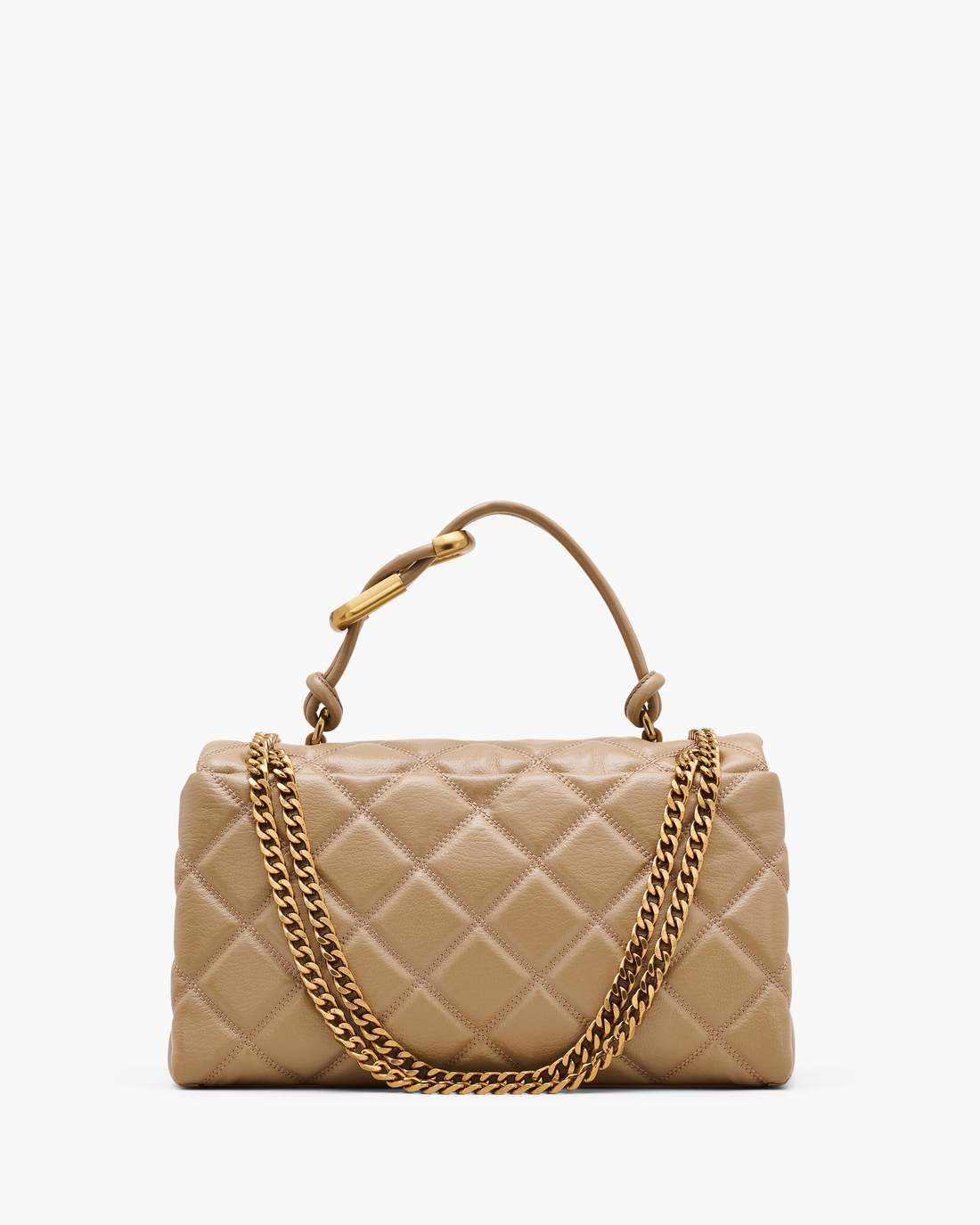 Marc Jacobs The Quilted Dual Convertible Shoulder Bag Camel BAGS