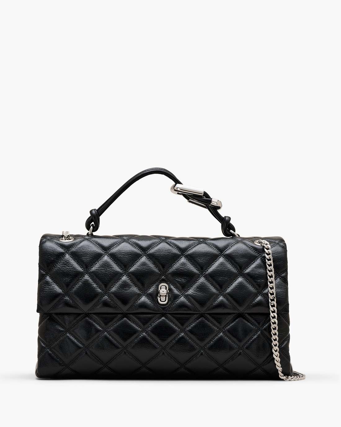 Marc Jacobs The Quilted XL Dual Convertible Shoulder Bag Black BAGS