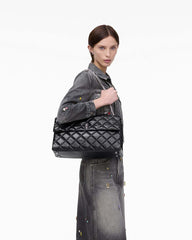 Marc Jacobs The Quilted XL Dual Convertible Shoulder Bag Black BAGS