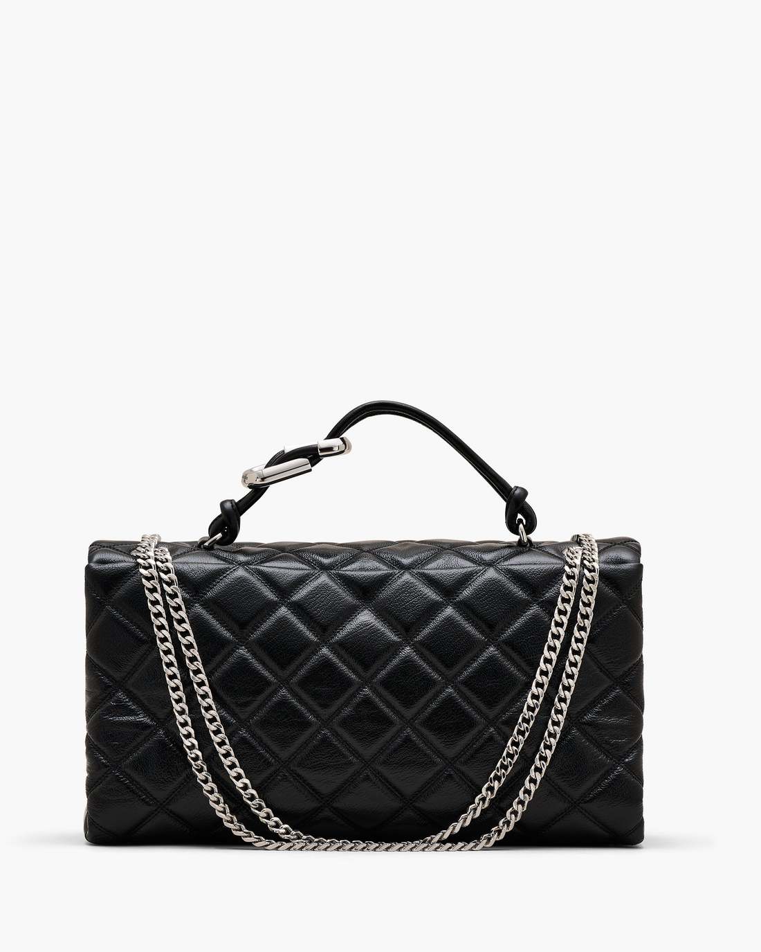 Marc Jacobs The Quilted XL Dual Convertible Shoulder Bag Black BAGS