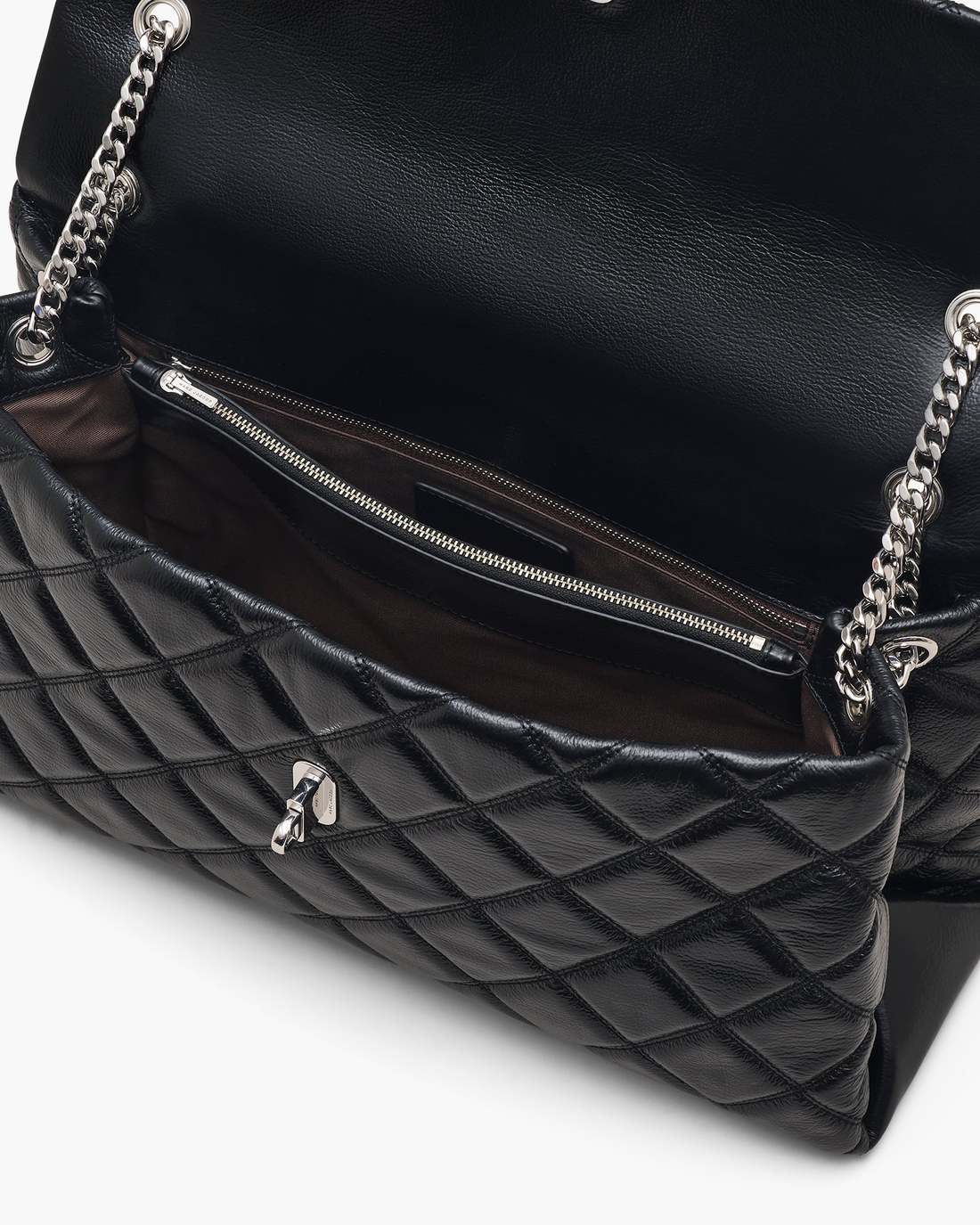Marc Jacobs The Quilted XL Dual Convertible Shoulder Bag Black BAGS