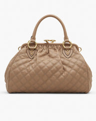 Marc Jacobs Re-Edition Quilted Leather Stam Bag Camel BAGS
