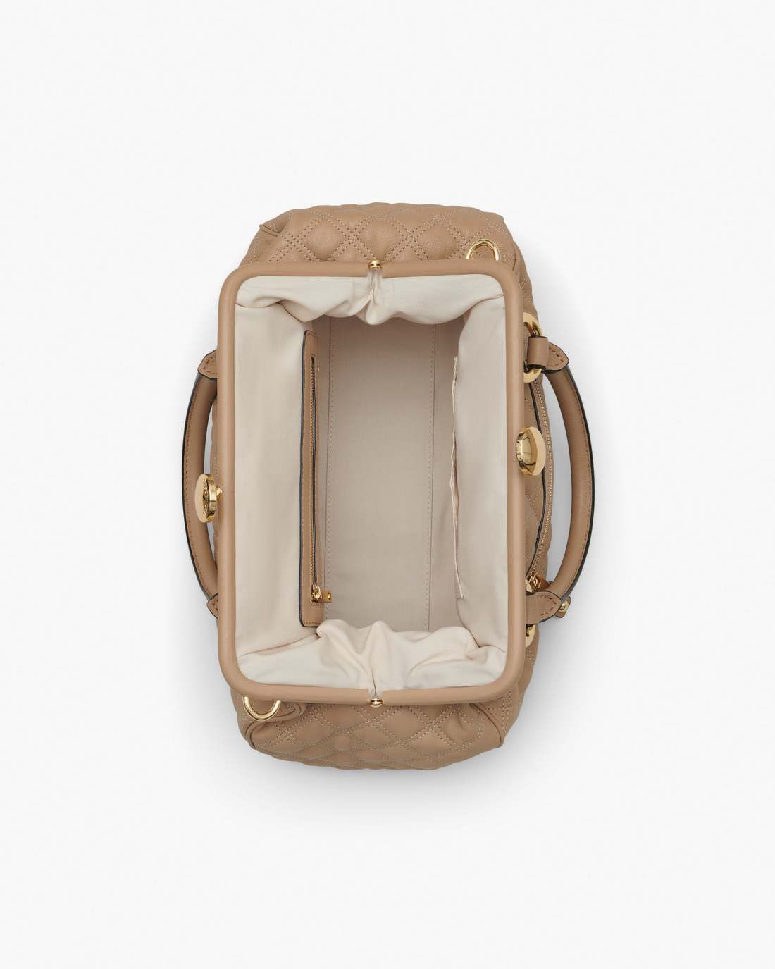 Marc Jacobs Re-Edition Quilted Leather Stam Bag Camel BAGS