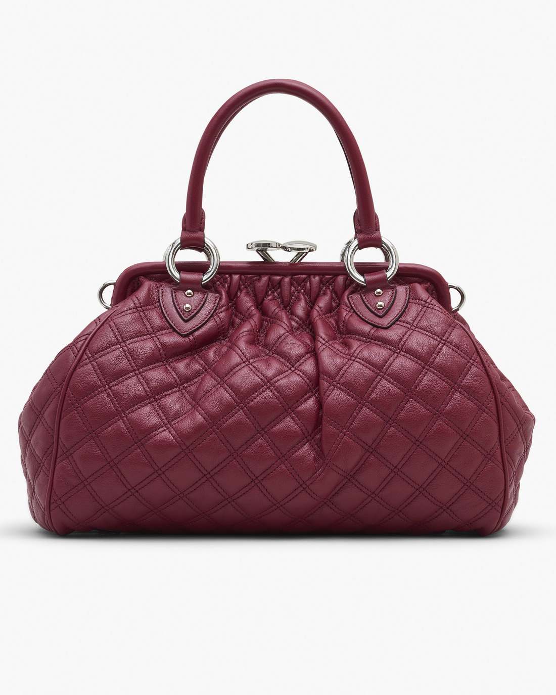 Marc Jacobs Re-Edition Quilted Leather Stam Bag Cherry BAGS