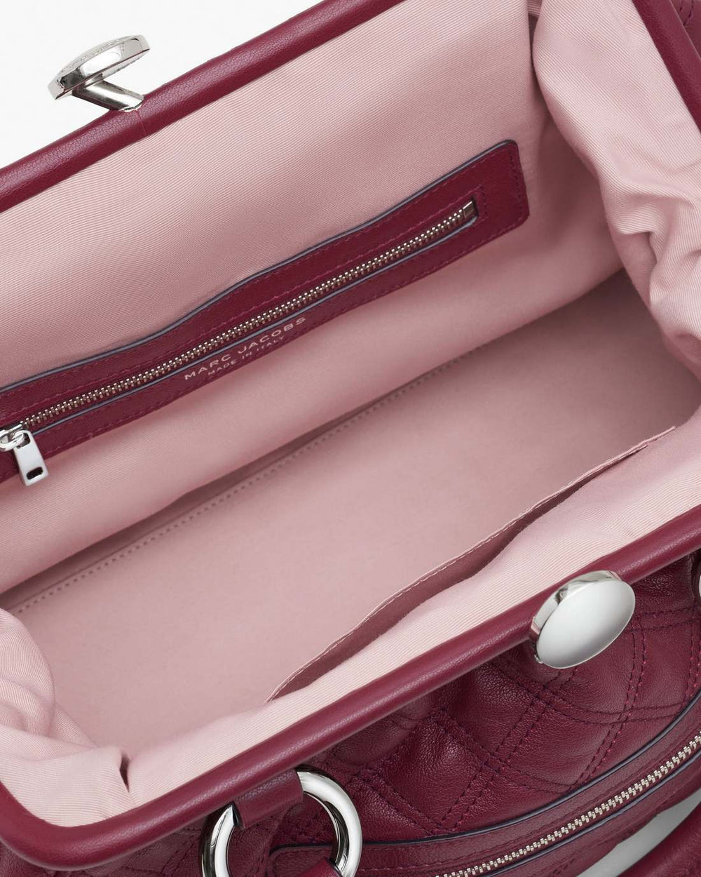 Marc Jacobs Re-Edition Quilted Leather Stam Bag Cherry BAGS