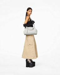 Marc Jacobs Re-Edition Quilted Leather Stam Bag Cloud White BAGS