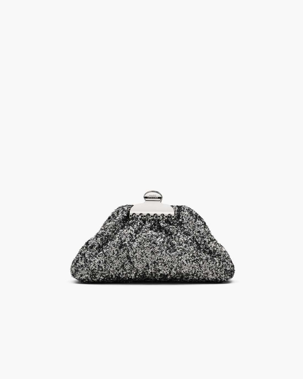 Marc Jacobs The Sequin Glam Small Clutch Silver BAGS|NEW ARRIVALS