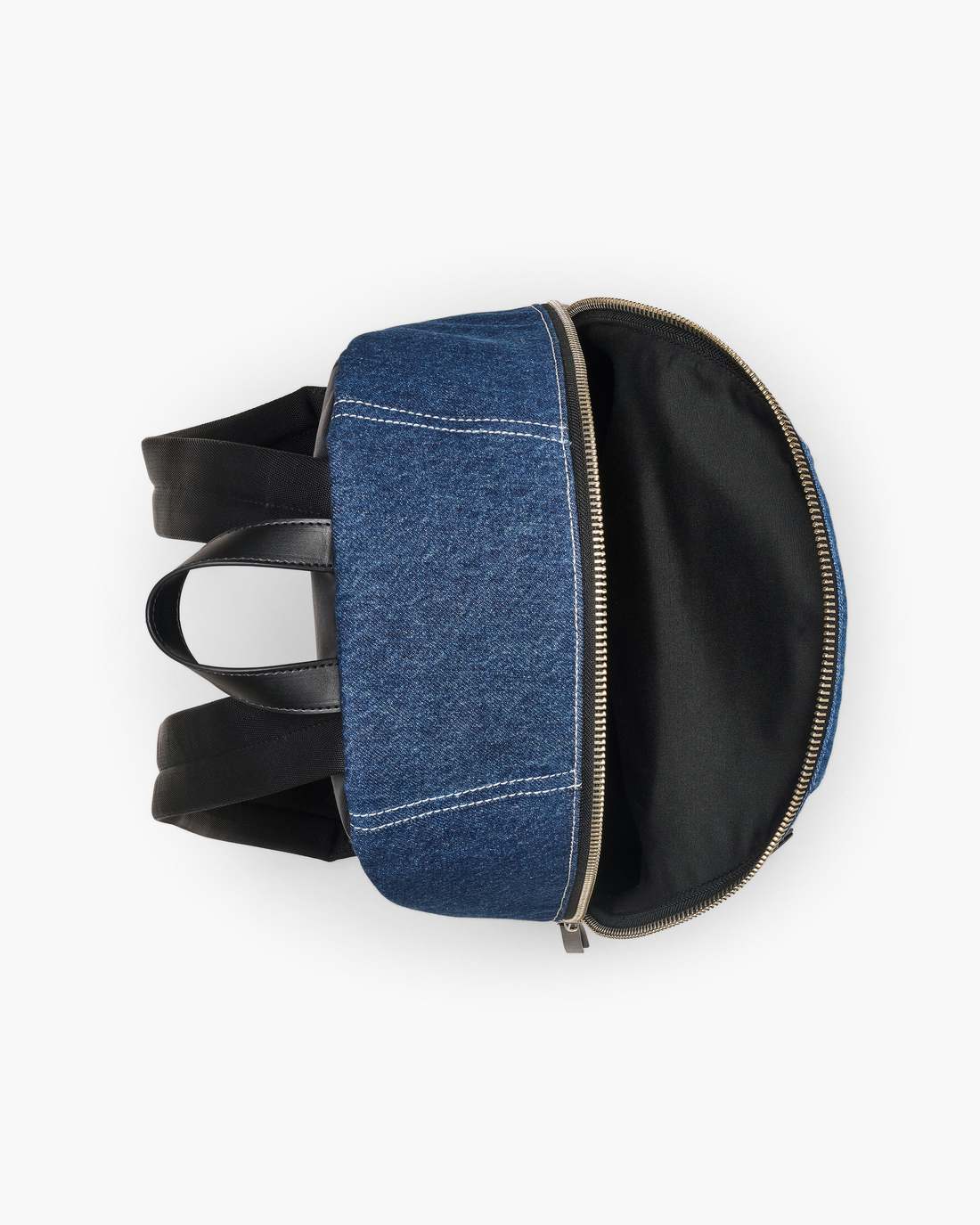 Marc Jacobs The Biker Colorblock Denim Large Backpack Indigo Multi BAGS