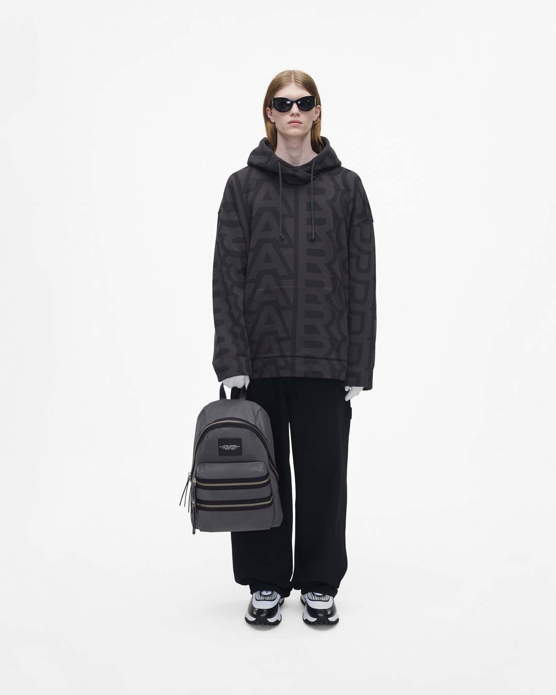 Marc Jacobs The Biker Nylon Large Backpack Dark Shadow BAGS