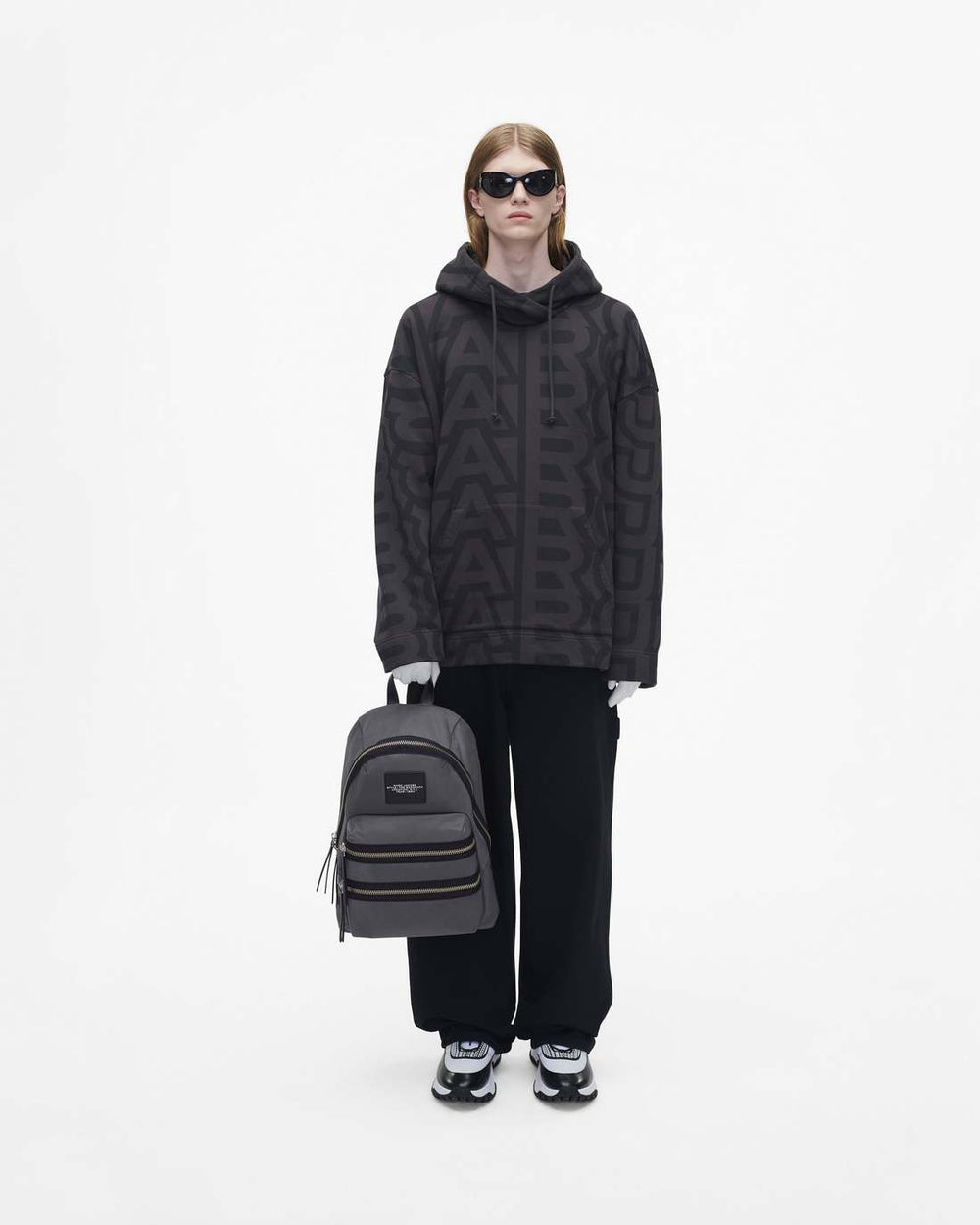 Marc Jacobs The Biker Nylon Large Backpack Dark Shadow BAGS
