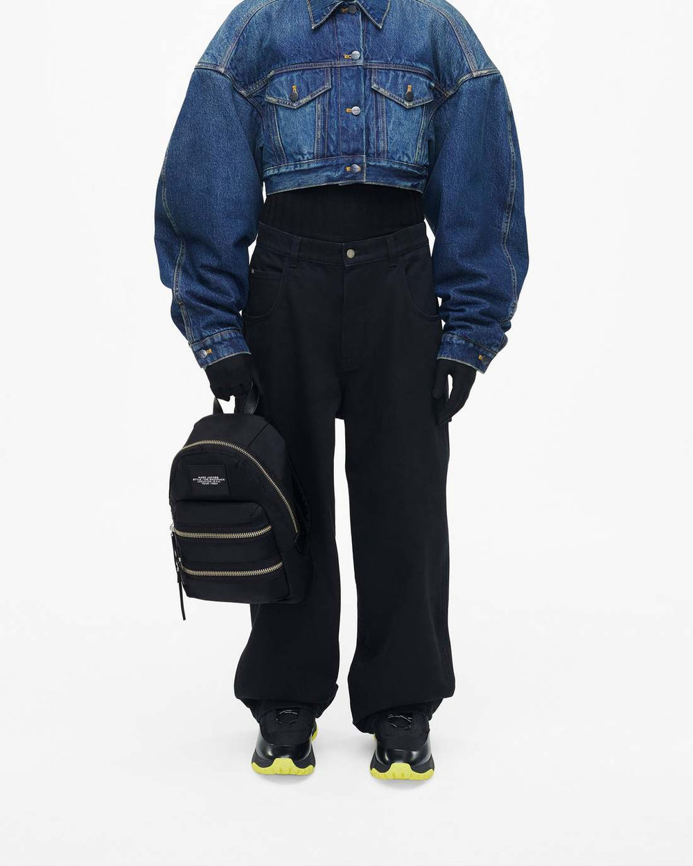 Marc Jacobs The Biker Nylon Medium Backpack Black BAGS