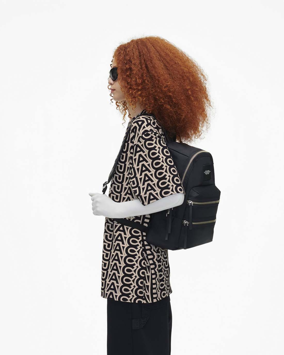 Marc Jacobs The Biker Nylon Large Backpack Black BAGS