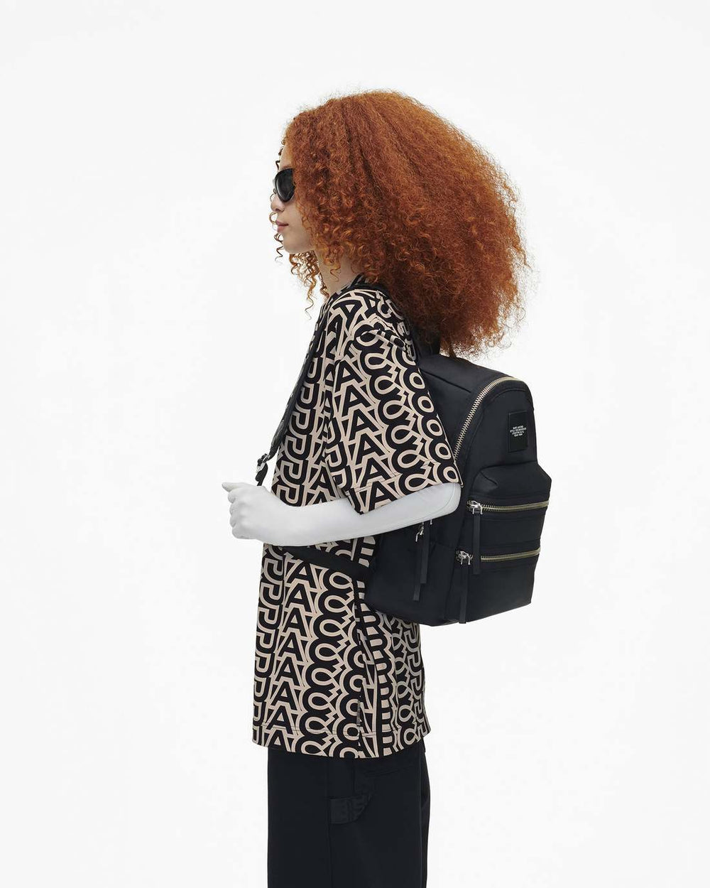 Marc Jacobs The Biker Nylon Large Backpack Black BAGS