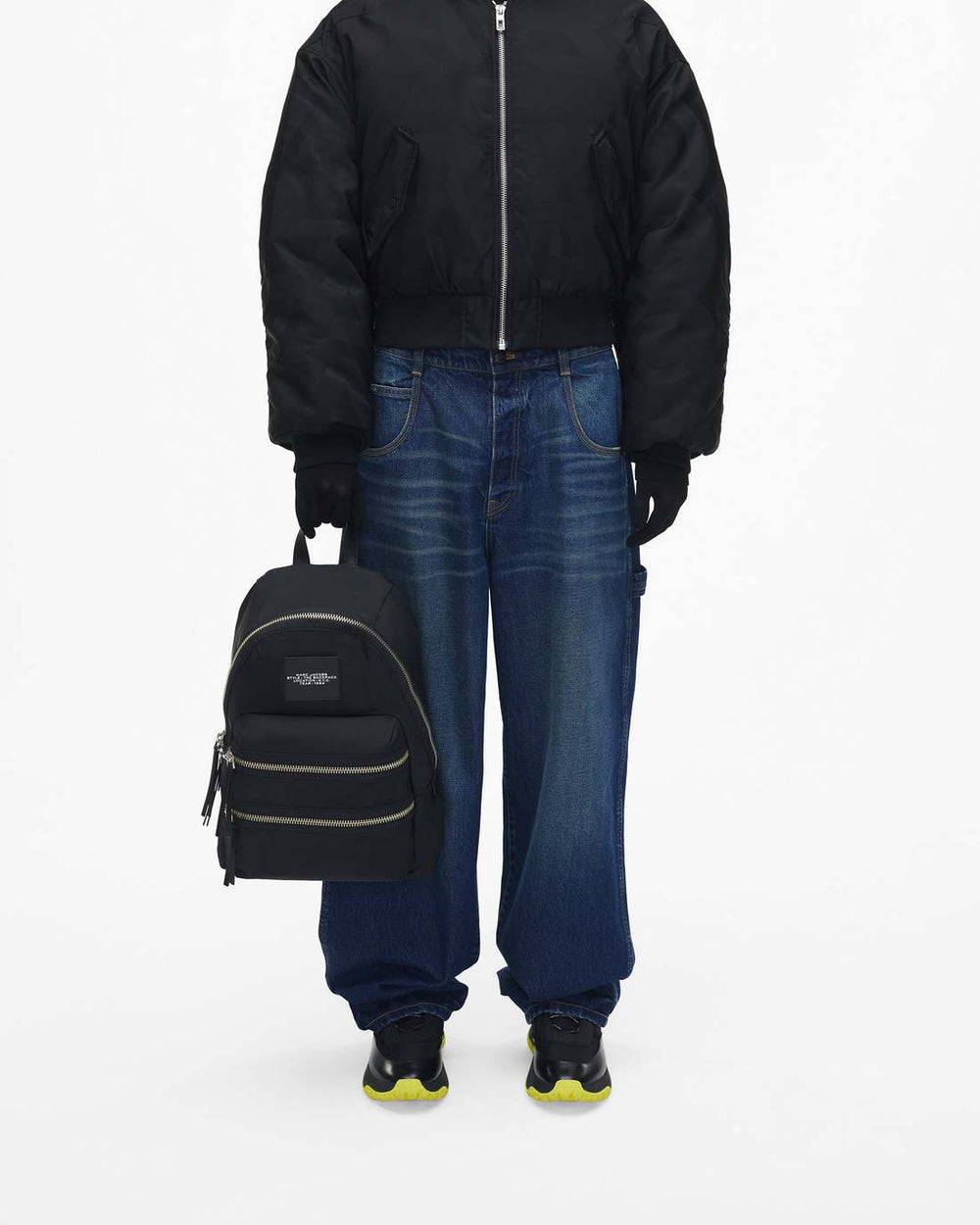 Marc Jacobs The Biker Nylon Large Backpack Black BAGS