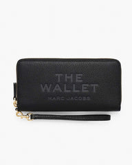 Marc Jacobs The Leather Continental Wallet Black WALLETS