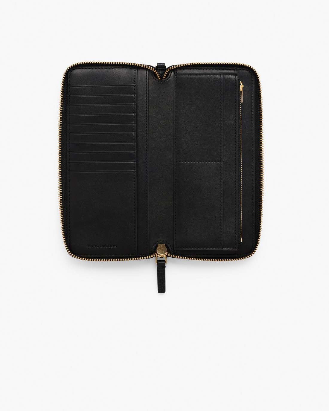 Marc Jacobs The Leather Continental Wallet Black WALLETS
