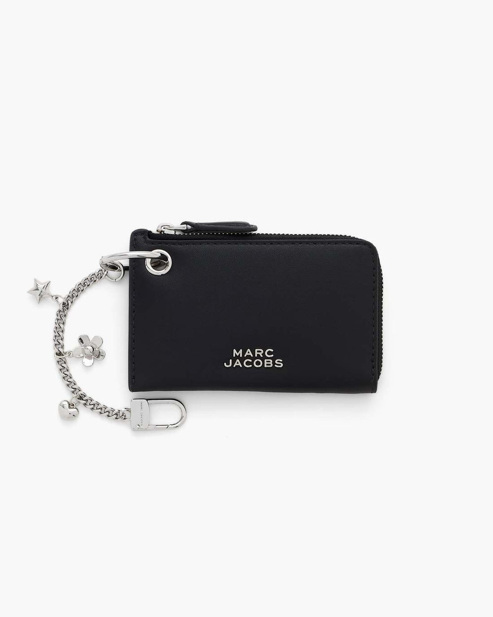 Marc Jacobs The Everyday Top Zip Charm Wallet Black WALLETS|ACCESSORIES|NEW ARRIVALS