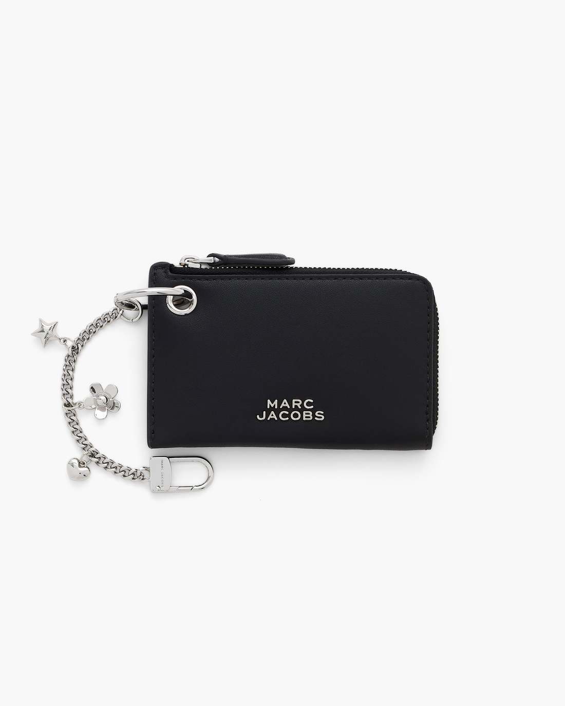 Marc Jacobs The Everyday Top Zip Charm Wallet Black WALLETS|ACCESSORIES|NEW ARRIVALS