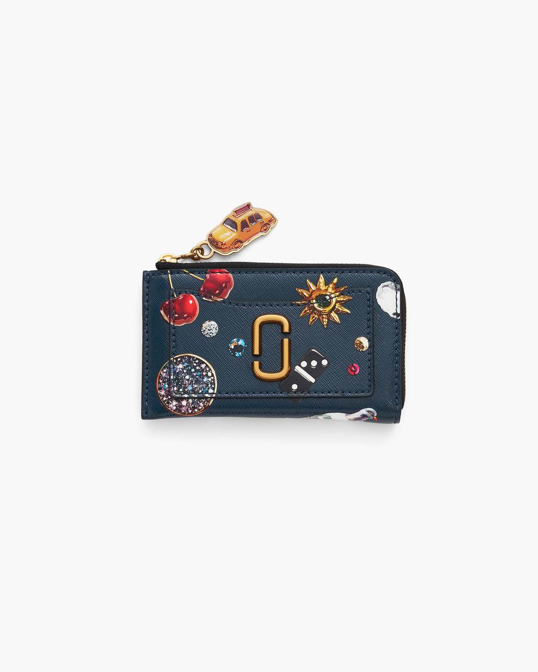 Marc Jacobs The Trinket Utility Snapshot Top Zip Multi Wallet Navy Multi WALLETS|NEW ARRIVALS